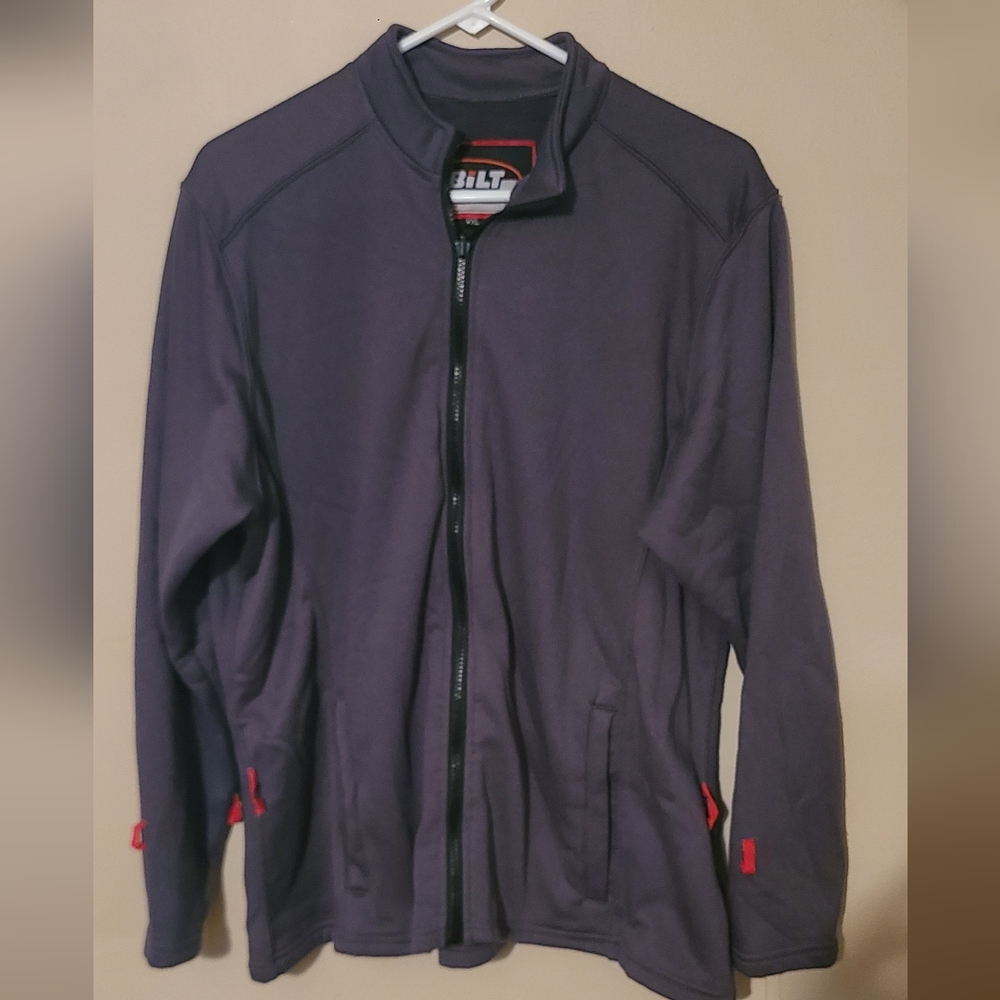Bilt Gray Jacket with Red Accents SizecWXL